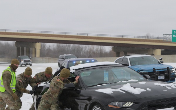 Arkansas National Guard Supports Public Safety During Winter Storm Fern