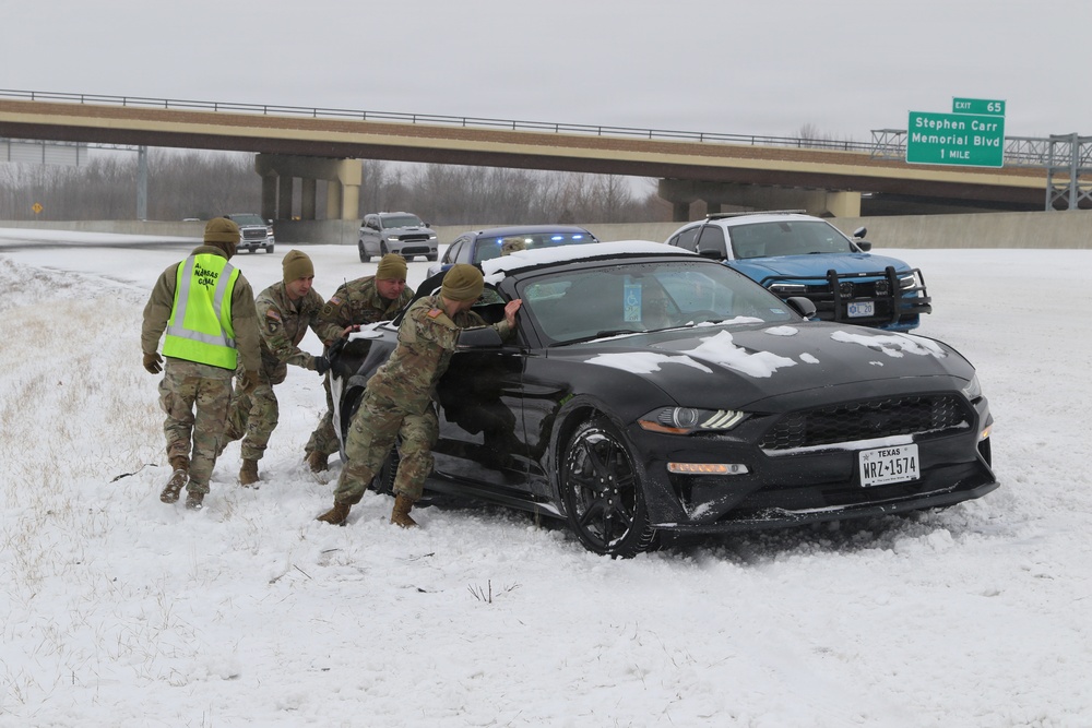 Arkansas National Guard Supports Public Safety During Winter Storm Fern