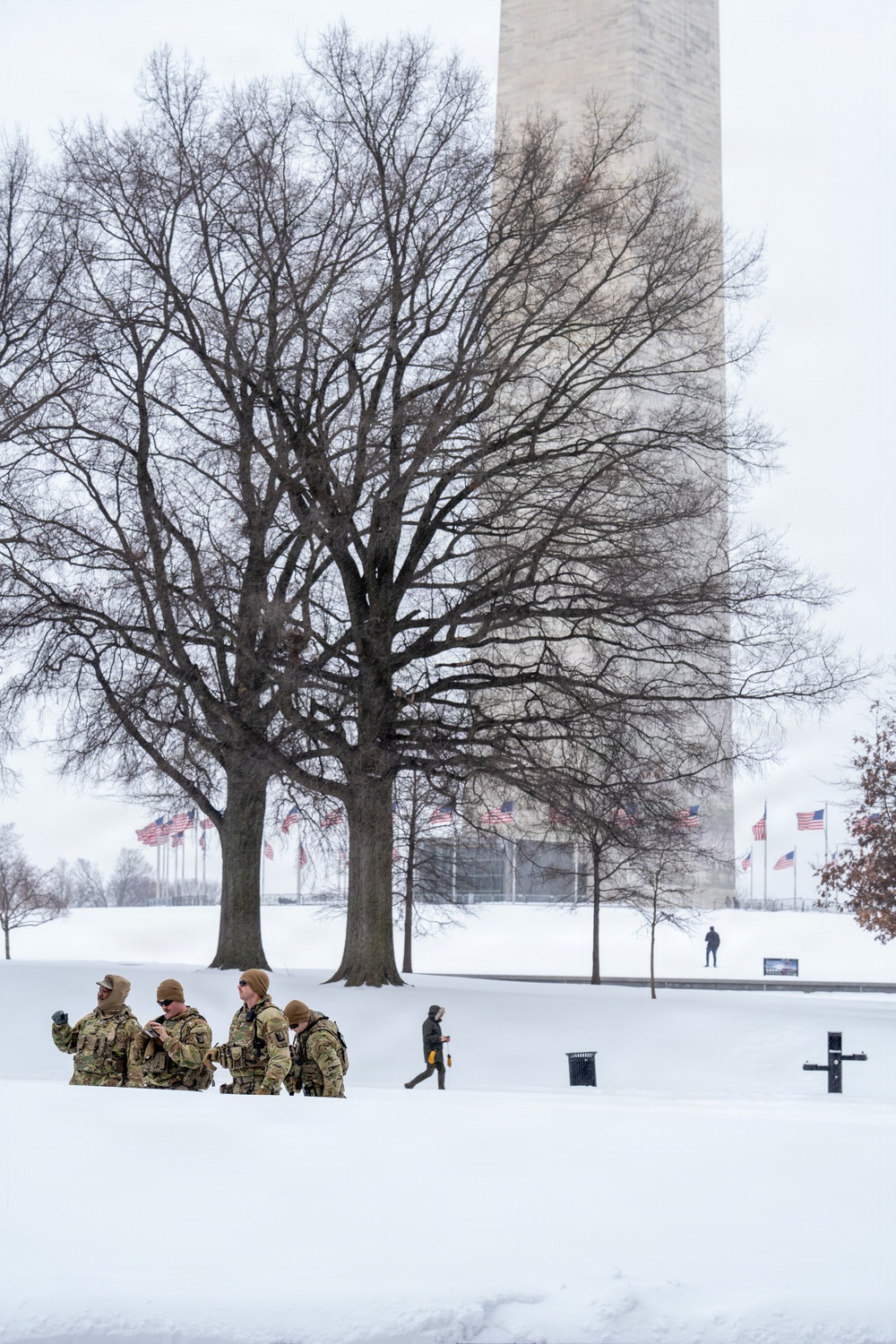 National Guard supports D.C. Safe and Beautiful mission during winter storm