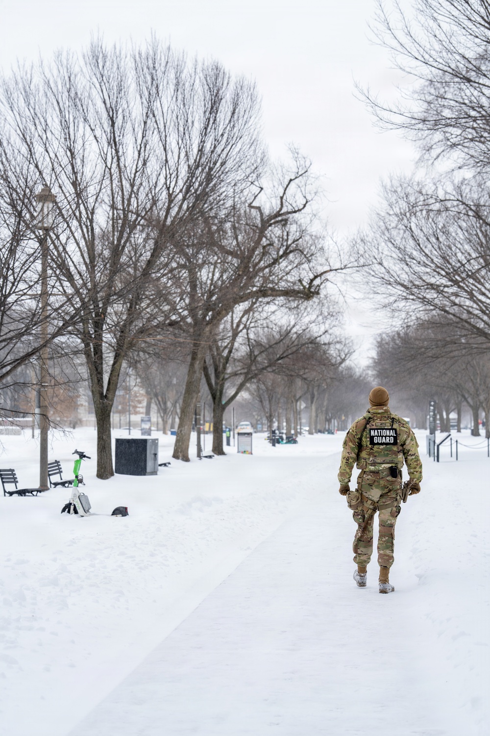 National Guard supports D.C. Safe and Beautiful mission during winter storm