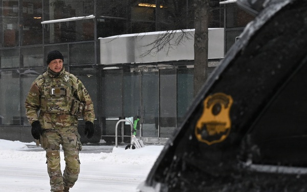 JTF - DC continues mission during winter storm