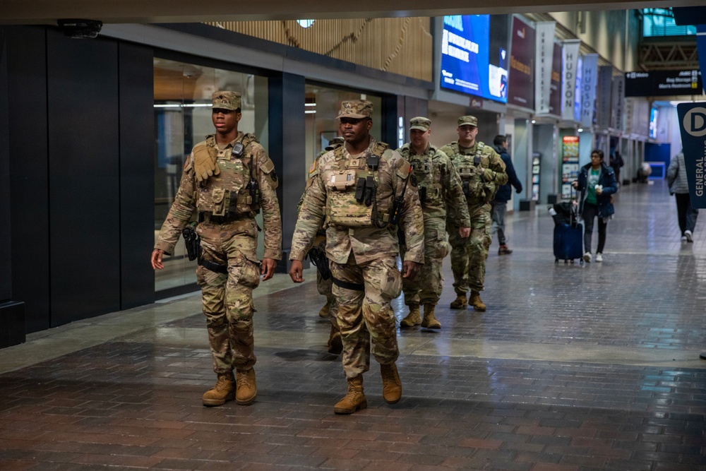 JTF - DC continues mission during winter storm