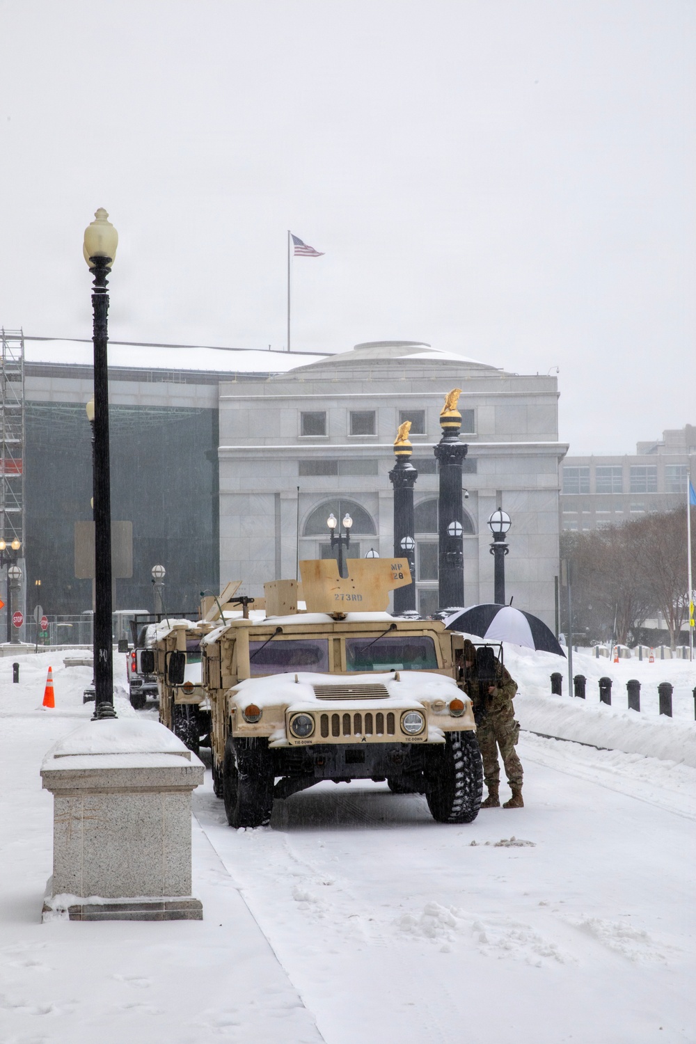 JTF - DC continues mission during winter storm