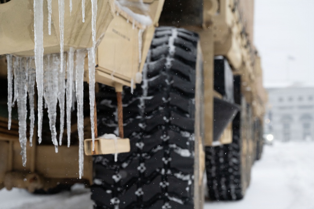 JTF - DC continues mission during winter storm