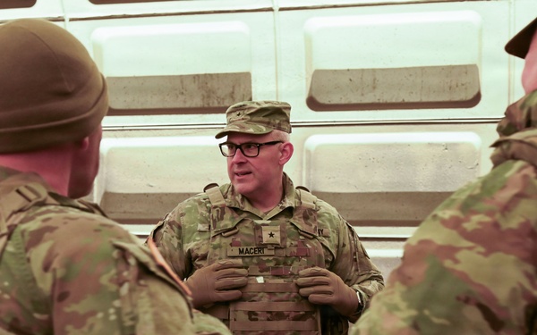 JTF - DC continues mission during winter storm