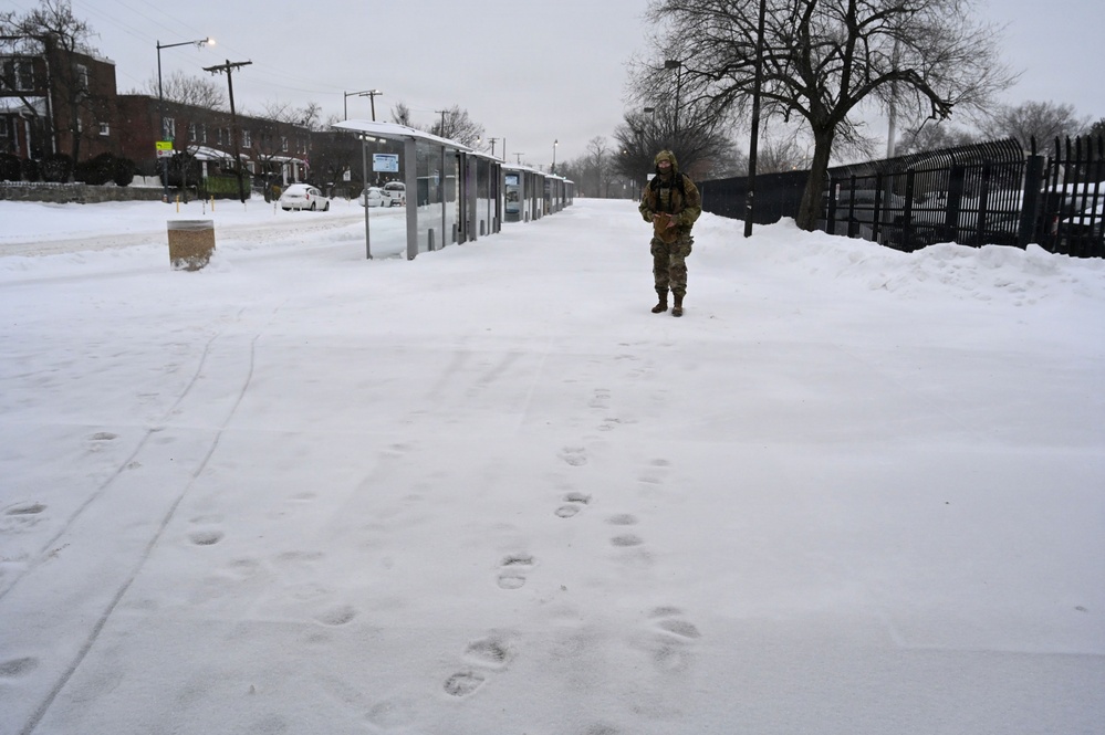 JTF - DC continues mission during winter storm
