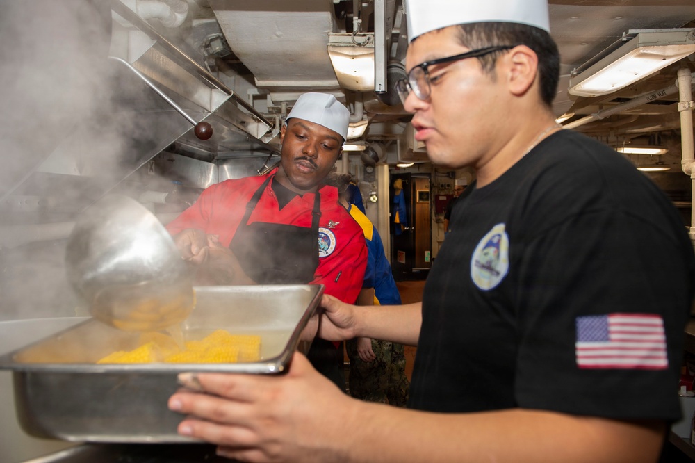 USS Blue Ridge Thanksgiving 2025