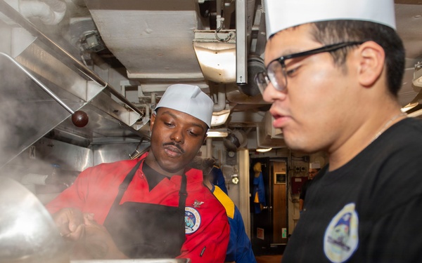 USS Blue Ridge Thanksgiving 2025