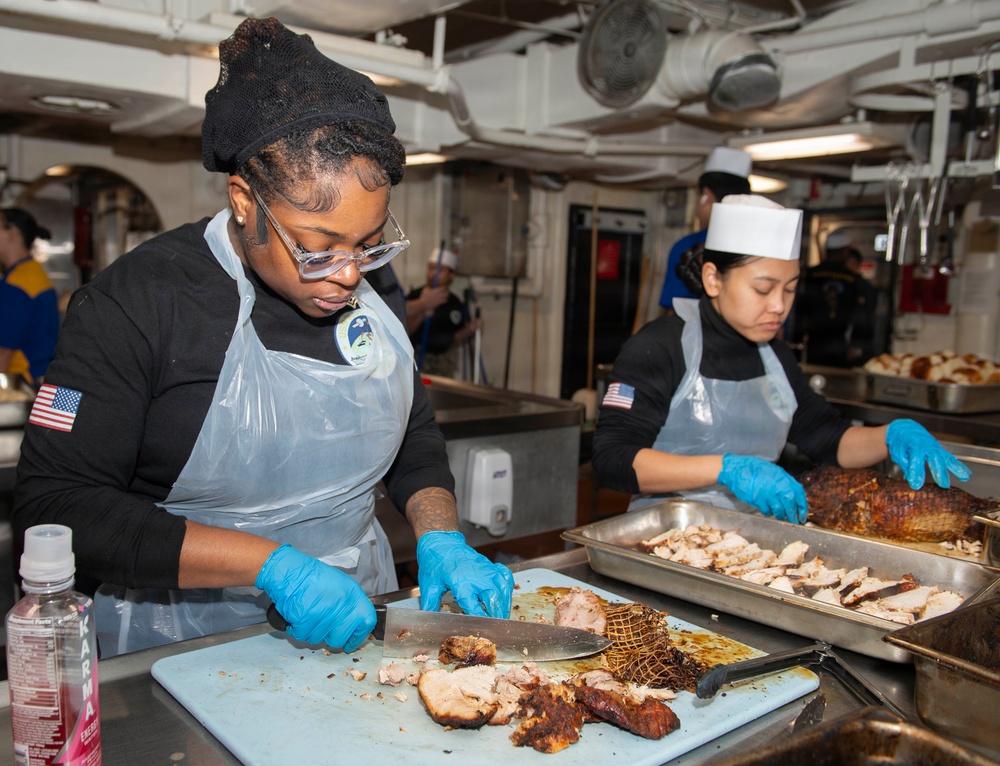 USS Blue Ridge Thanksgiving 2025