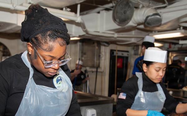 USS Blue Ridge Thanksgiving 2025