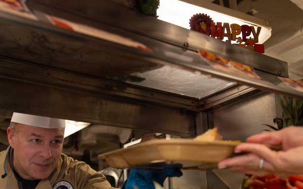 USS Blue Ridge Thanksgiving 2025