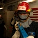 Damage control drill conducted aboard USS Blue Ridge