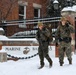 Guard Company Marines Depart Post Amid Winter Storm at Marine Barracks Washington