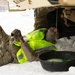 Vehicle Maintenance Conducted in Snow