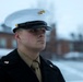 Marines Honor the Flag During Evening Colors at Marine Barracks Washington