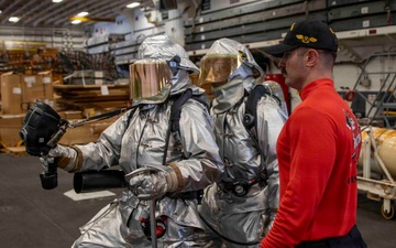 Makin Island Aviation Fire Drill