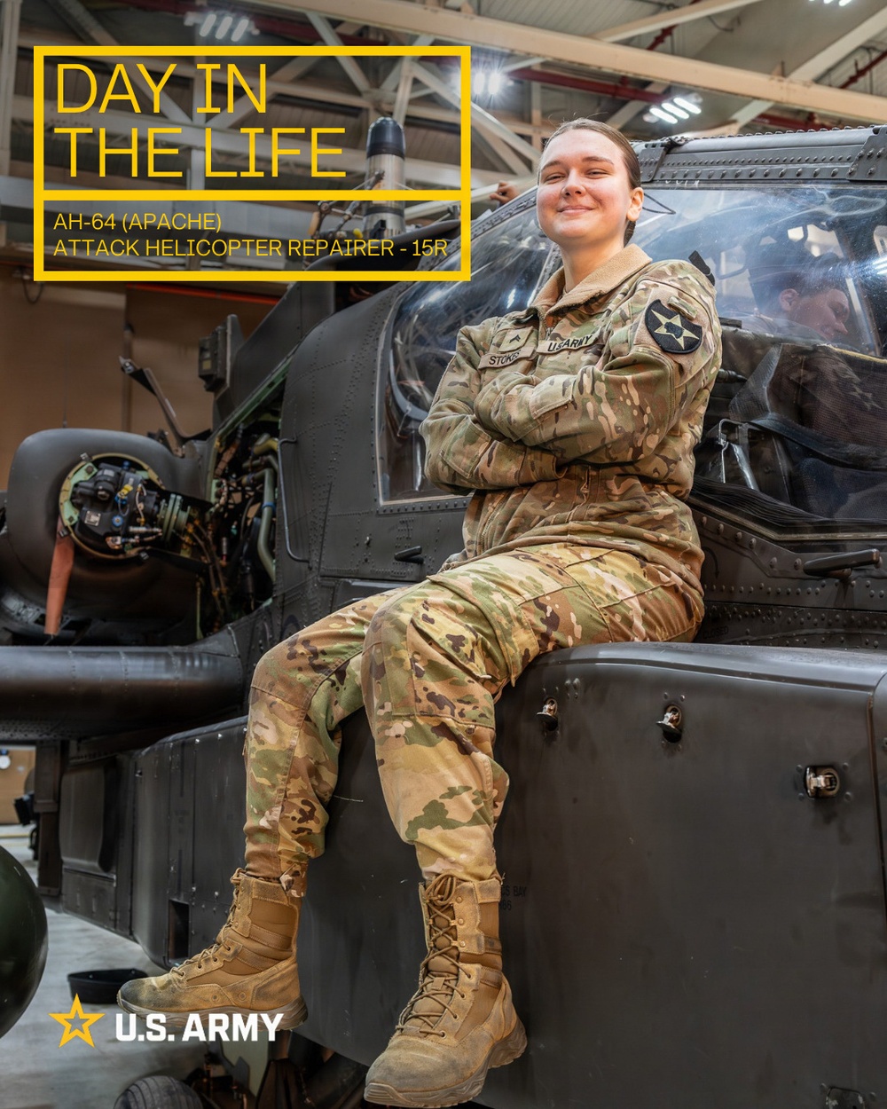 A Day in the Life: AH-64 Attack Helicopter Repairer (15R)