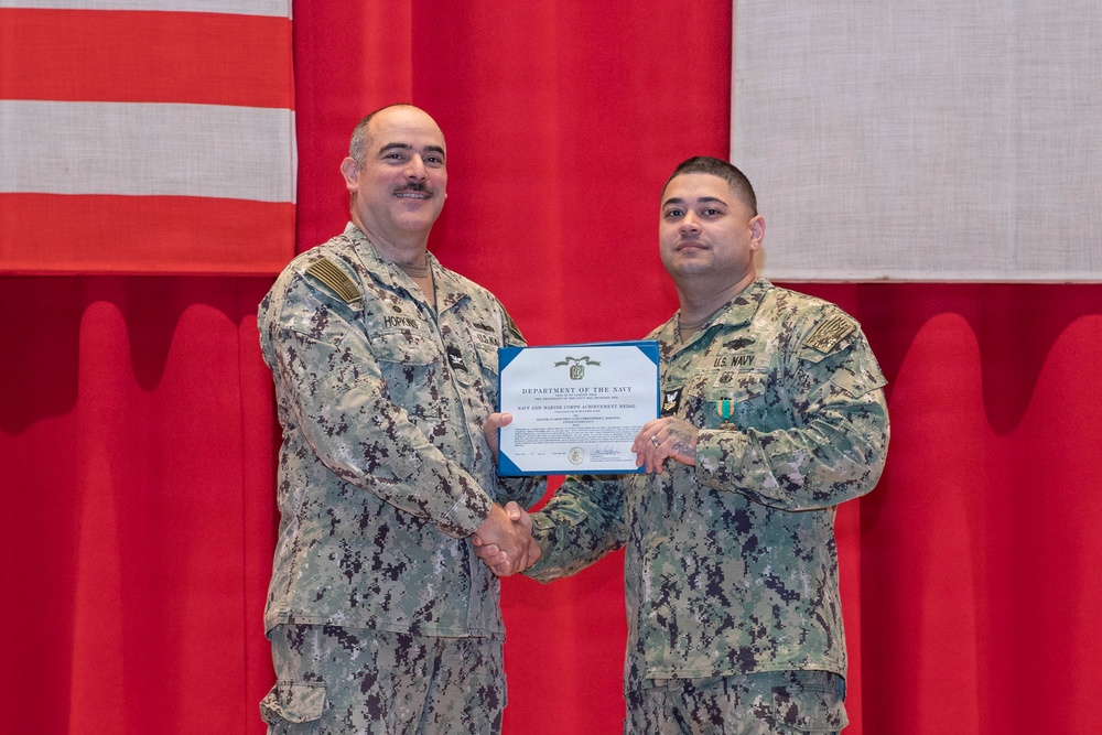 CFAY Holds All Hands and Awards at Quarters&amp;#xA;