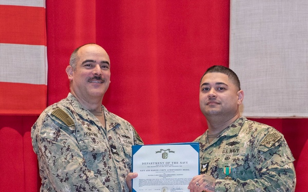 CFAY Holds All Hands and Awards at Quarters&amp;#xA;