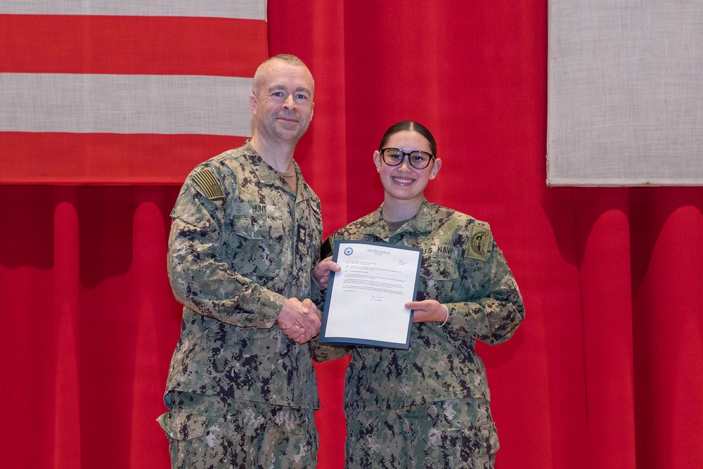 CFAY Holds All Hands and Awards at Quarters&amp;#xA;