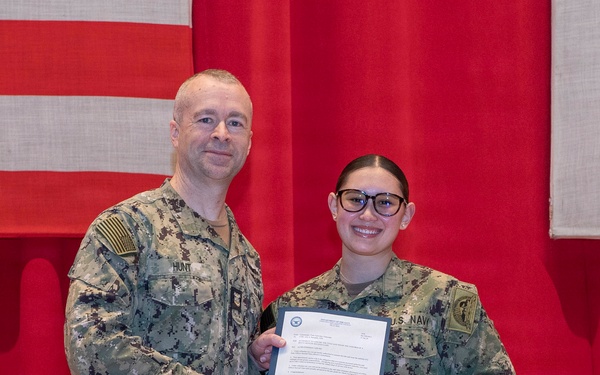 CFAY Holds All Hands and Awards at Quarters&amp;#xA;