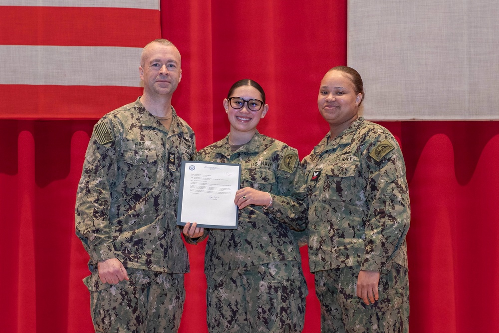 CFAY Holds All Hands and Awards at Quarters&amp;#xA;