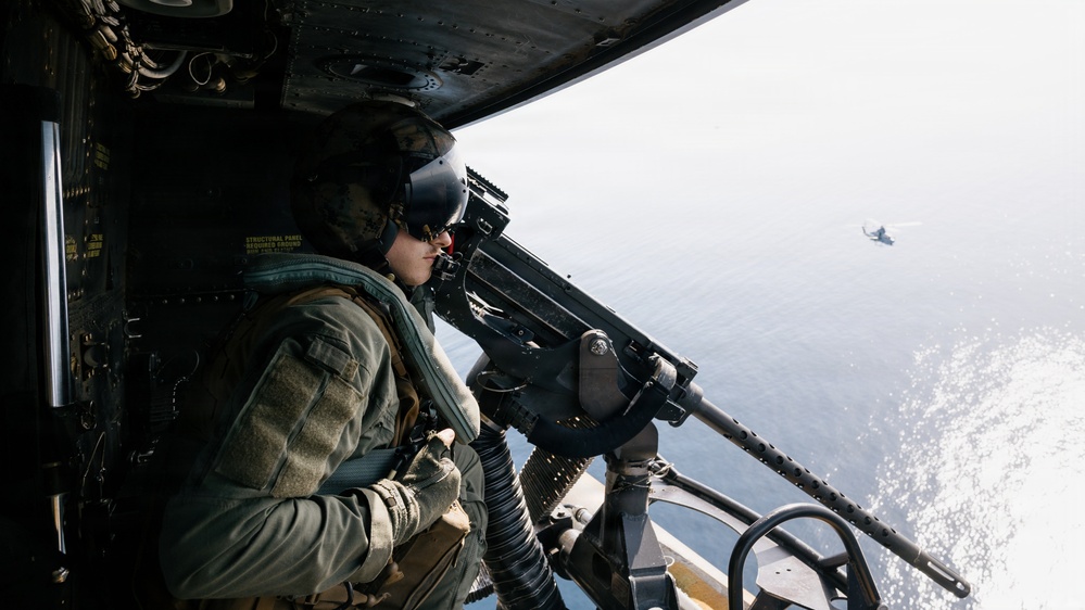 11th MEU Marines, Sailors Conduct Live-Fire Exercise Above San Clemente Island