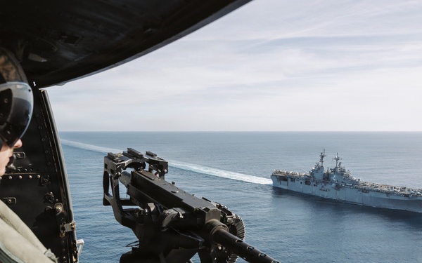 11th MEU Marines, Sailors Conduct Live-Fire Exercise Above San Clemente Island