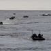 Amphibious combat vehicles disembark Makin Island