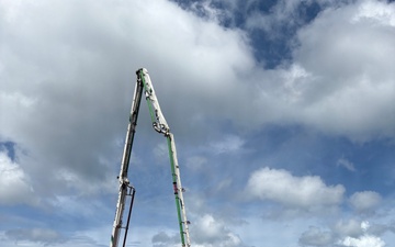 U.S. and Philippine navies construct new helipad during CARAT SAMA SAMA 25