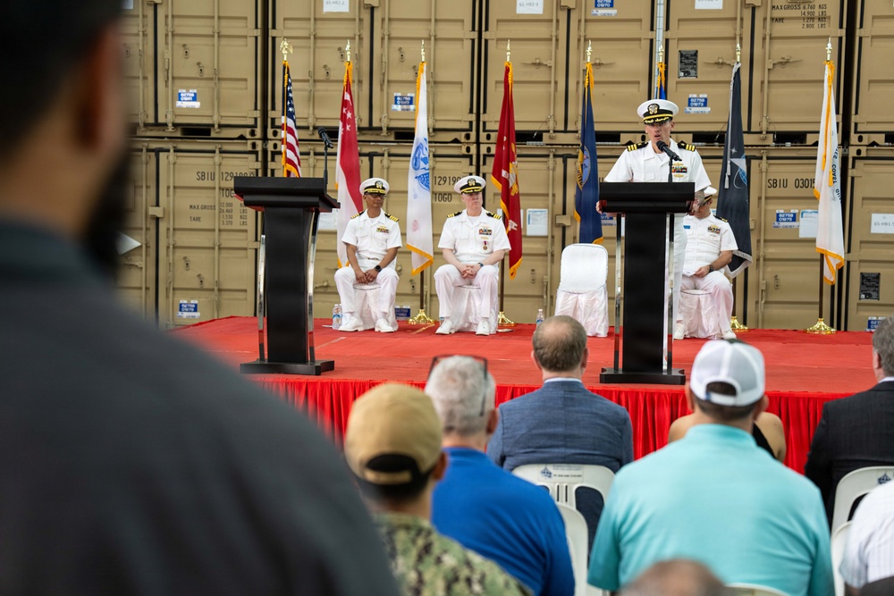 U.S. Navy Ship Repair Facility Detachment Singapore Holds Change of Charge Ceremony, Jan. 23, 2026