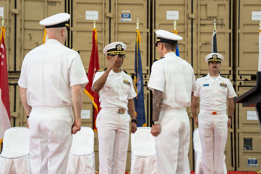 U.S. Navy Ship Repair Facility Detachment Singapore Holds Change of Charge Ceremony, Jan. 23, 2026