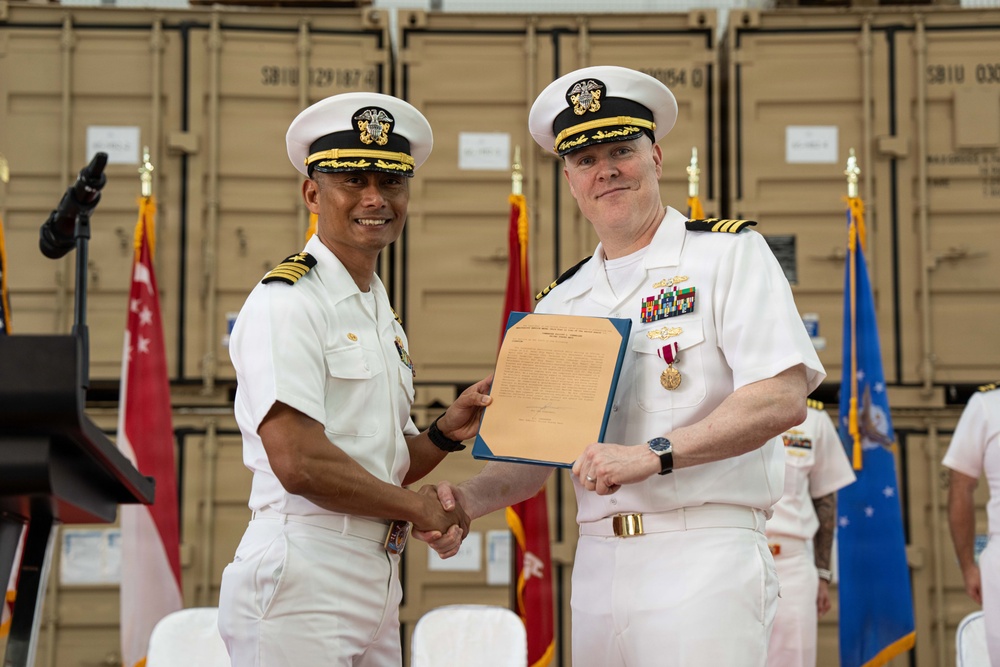 U.S. Navy Ship Repair Facility Detachment Singapore Holds Change of Charge Ceremony, Jan. 23, 2026