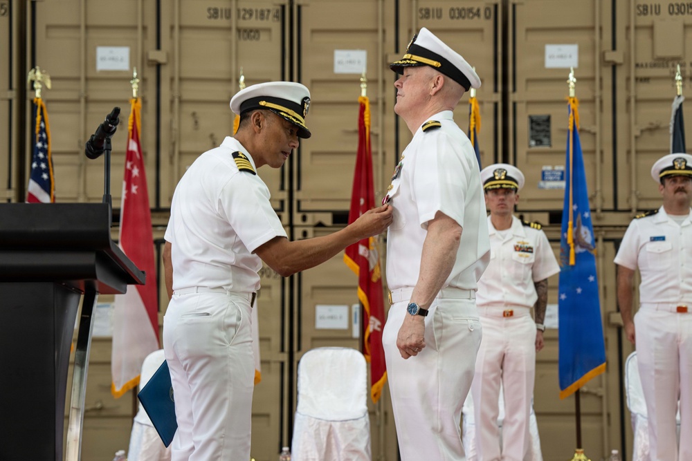U.S. Navy Ship Repair Facility Detachment Singapore Holds Change of Charge Ceremony, Jan. 23, 2026
