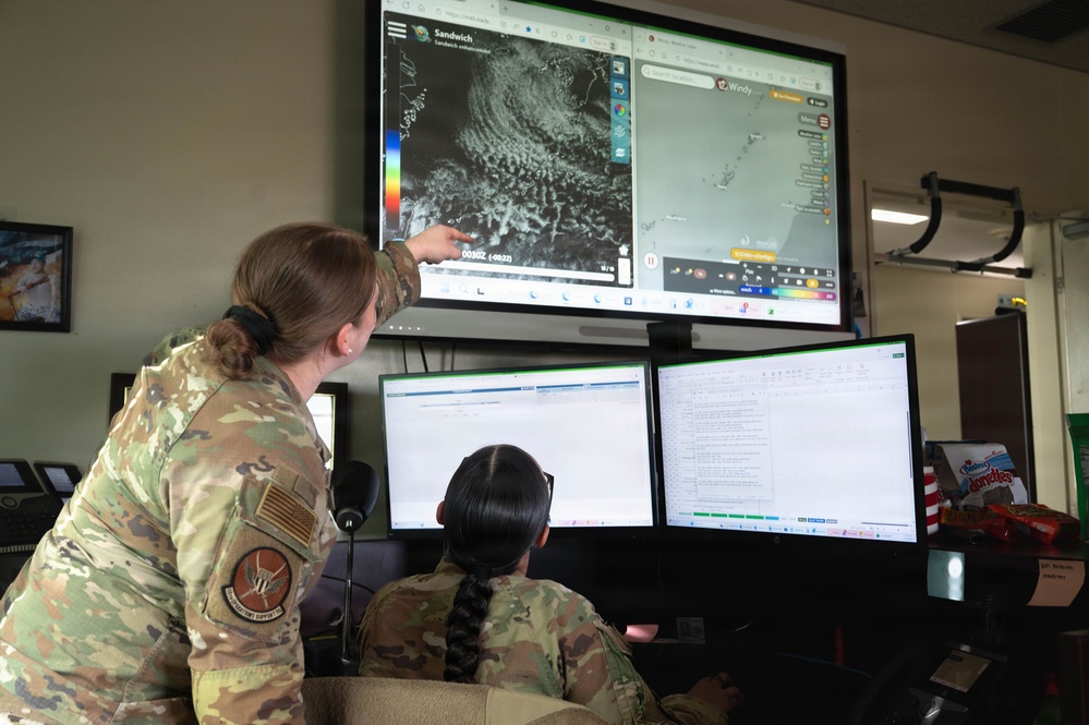 Rain or Shine; 18th OSS Weather Airmen take flight
