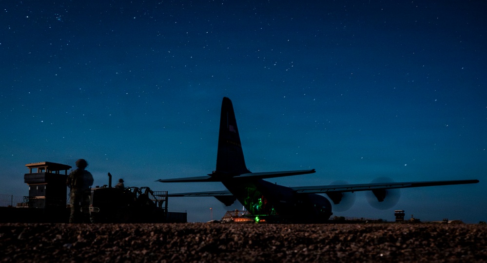 75th EAS Aircrew Conduct Night Operations in U.S. Africa Command Area of Responsibility
