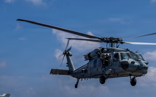 Abraham Lincoln conducts flight operations