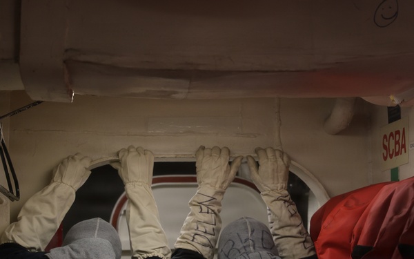 USS McFAUL Conducts General Quarters Drill