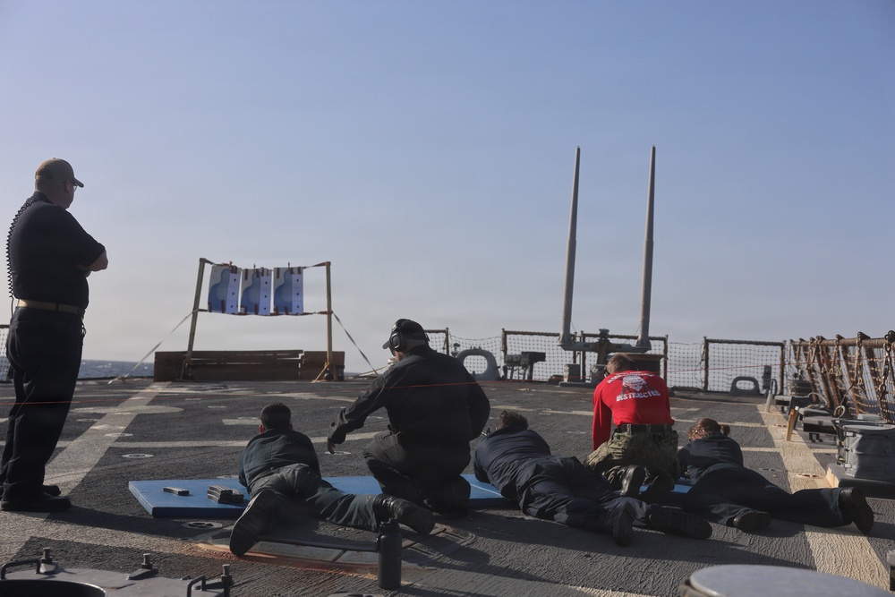USS McFAUL Conducts Gun Shoot