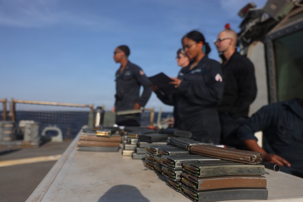 USS McFAUL Conducts Gun Shoot