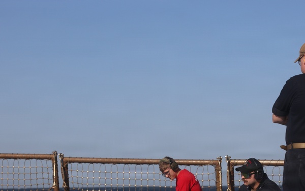 USS McFAUL Conducts Gun Shoot