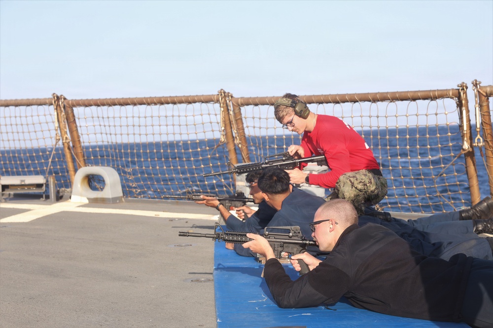 USS McFAUL Conducts Gun Shoot