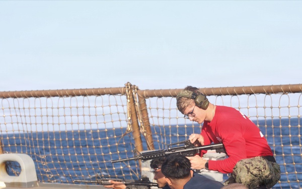 USS McFAUL Conducts Gun Shoot
