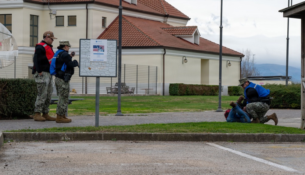 NSA Naples Conducts Active Shooter Drill
