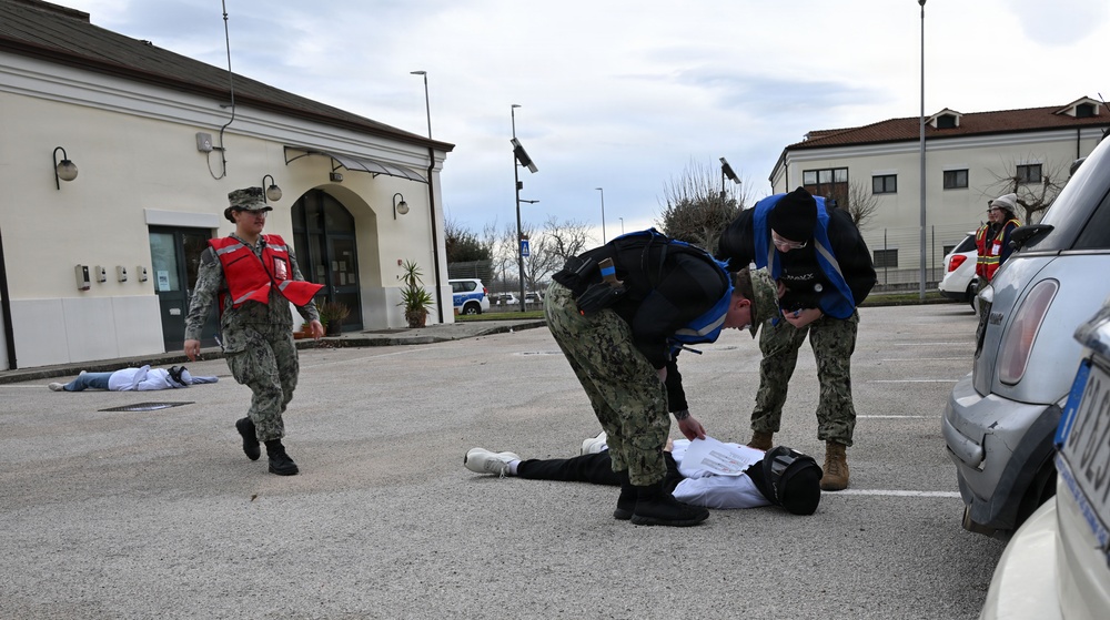 NSA Naples Conducts Active Shooter Drill