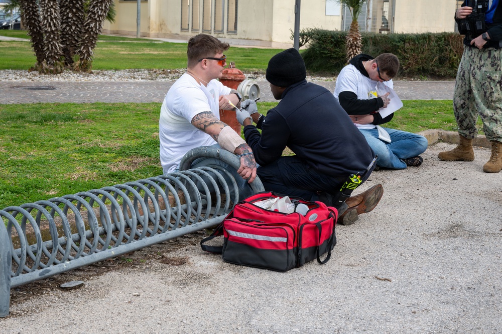 NSA Naples Conducts Active Shooter Drill