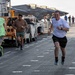 Sailors and Marines Run on the Flight Deck Aboard USS Tripoli
