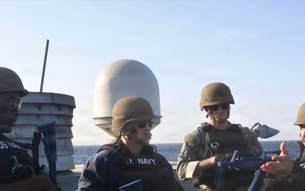 USS McFAUL Conducts VBSS Training