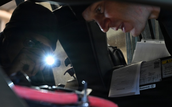 Wyverns at Work: 31 LRS Vehicle Maintenance Crew