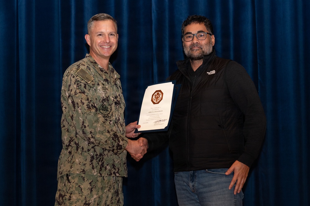 NAVFAC EURAFCENT Recognizes Staff